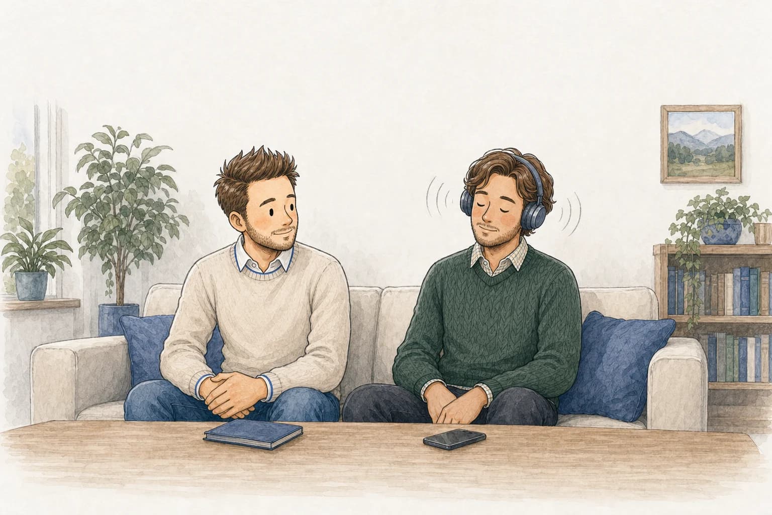 Listening illustration